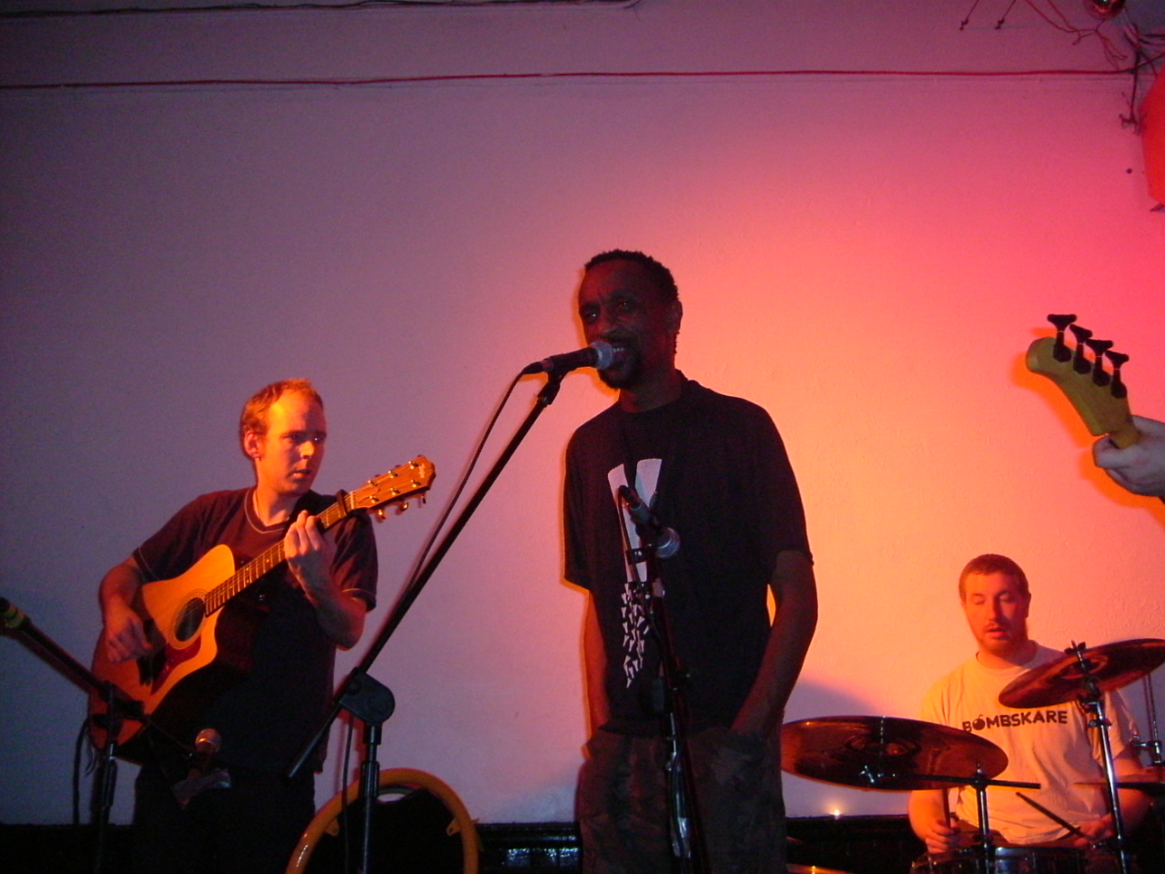 Asazi performing live on stage